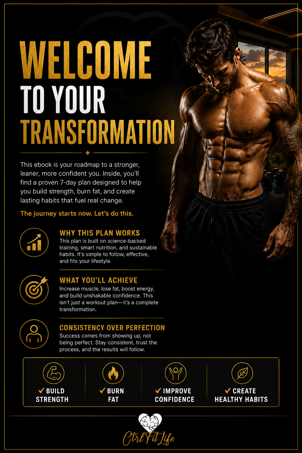 Digital 7 Days Abs workout plan CtrlFitLife