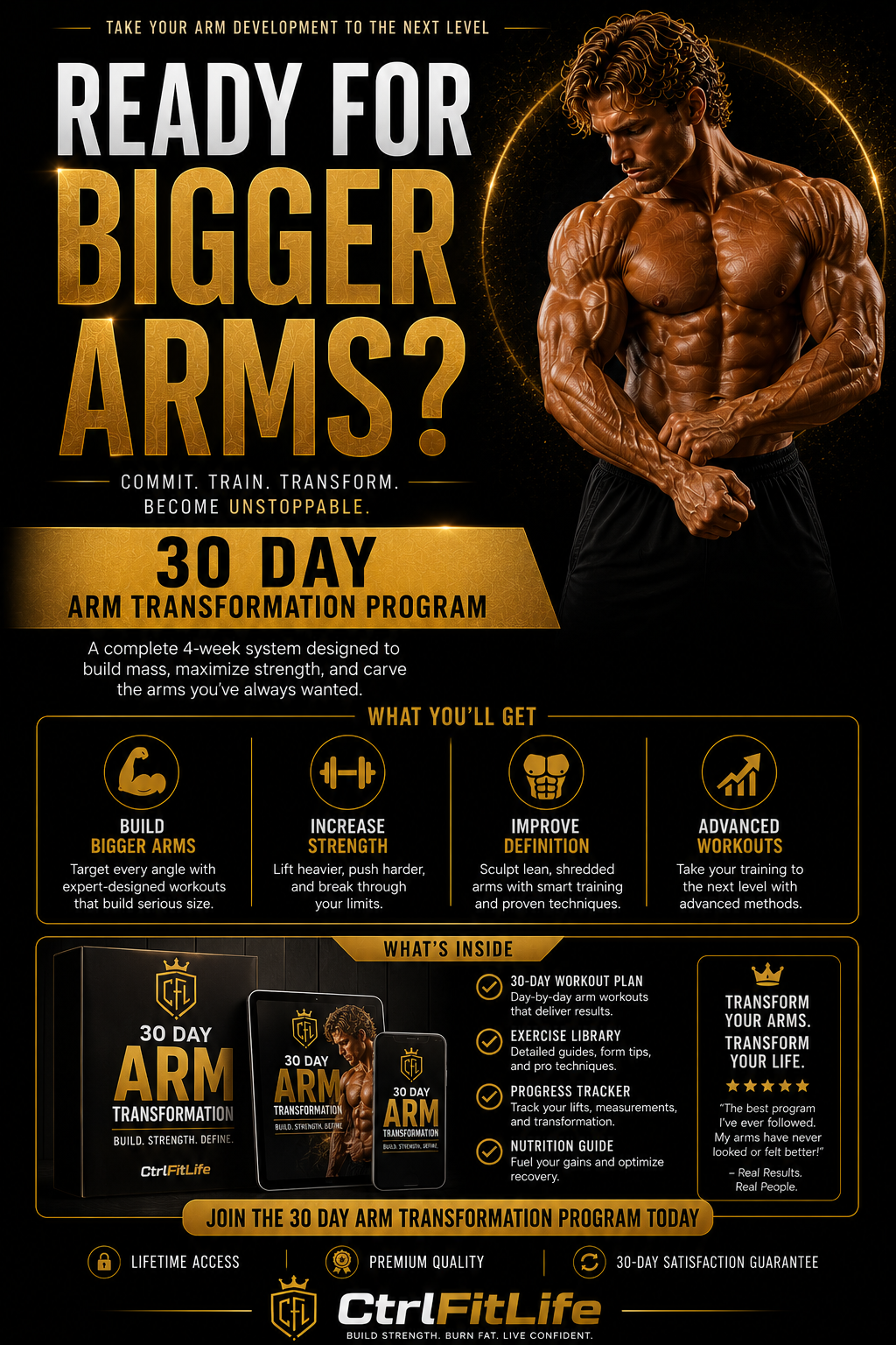 Digital 7 Days Full Arms workout plan