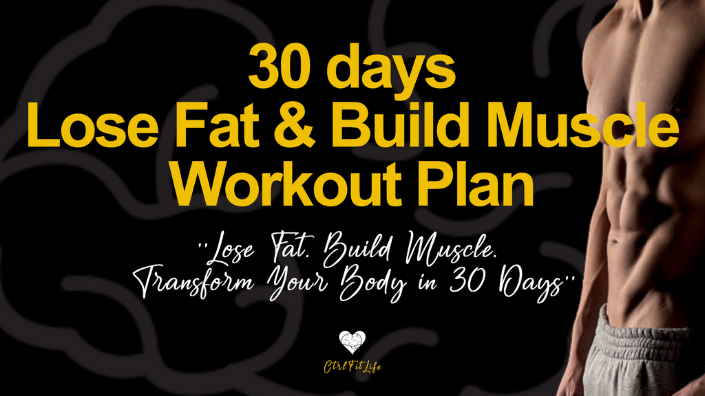 FREE Digital 30 Days Fat loss + Muscle Build workout plan