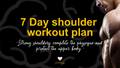 Digital 7 Days Shoulder workout plan